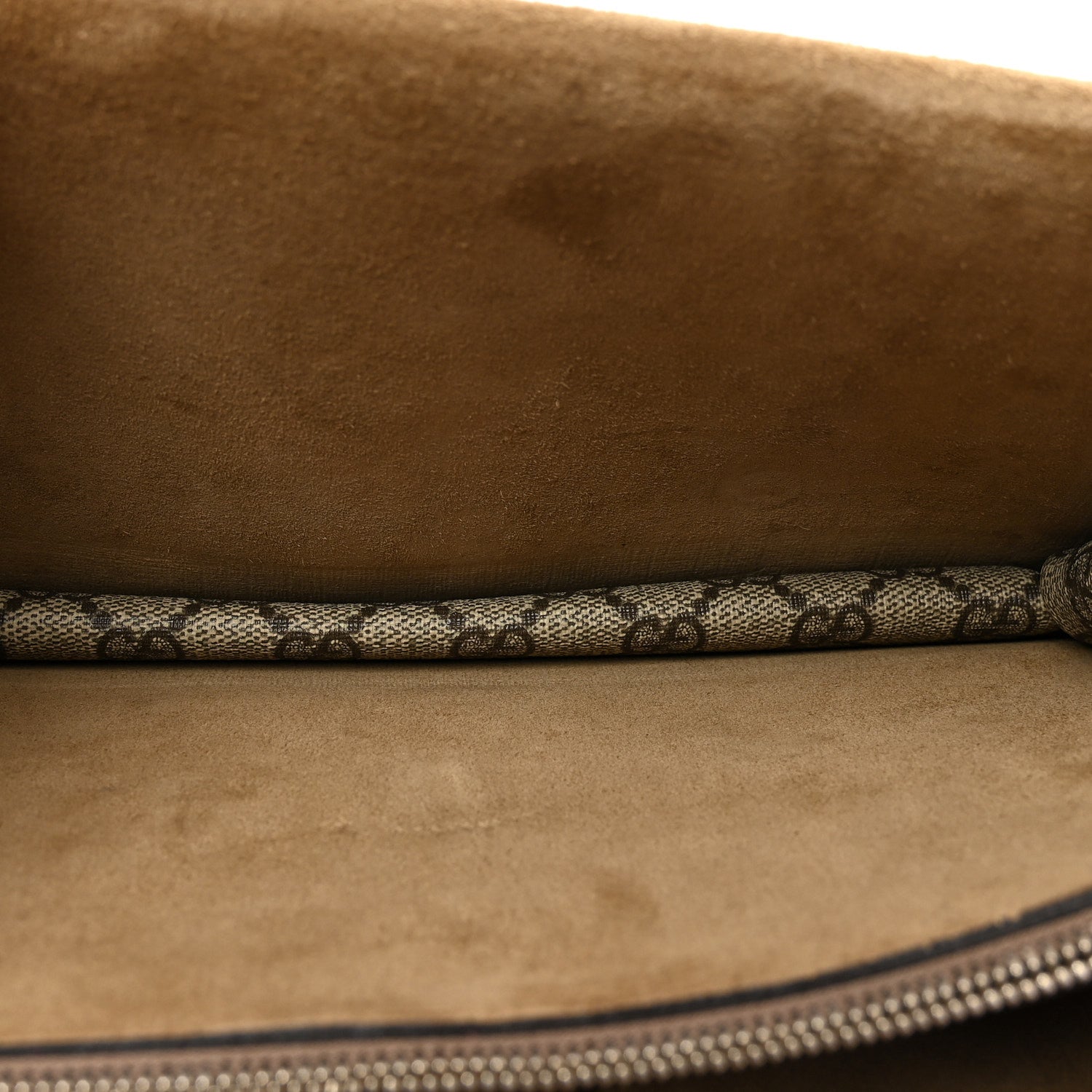 GG Supreme Monogram Small Dionysus Shoulder Bag Taupe