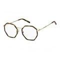 Marc Jacobs Eyeglasses Geometric Full Rim, Havana Frame and Clear Demo Lenses Lens MARC538008600