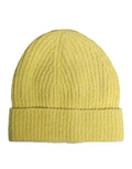 Dolce & Gabbana Yellow Cotton Knitted Winter Beanie Men's Hat