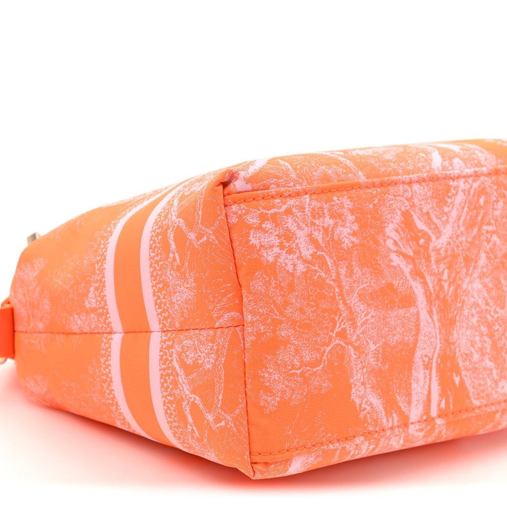 Technical Fabric Toile De Jouy DiorTravel Nomad Pouch Orange