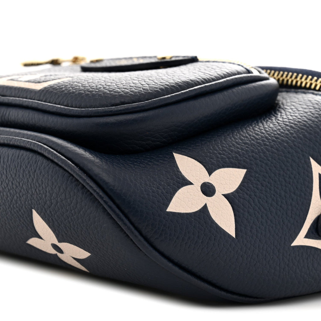 Empreinte Monogram Giant Mini By The Pool Bumbag Blue Beige