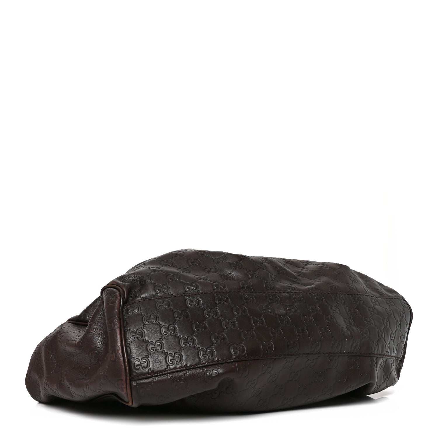 Guccissima Large Sukey Tote Dark Brown