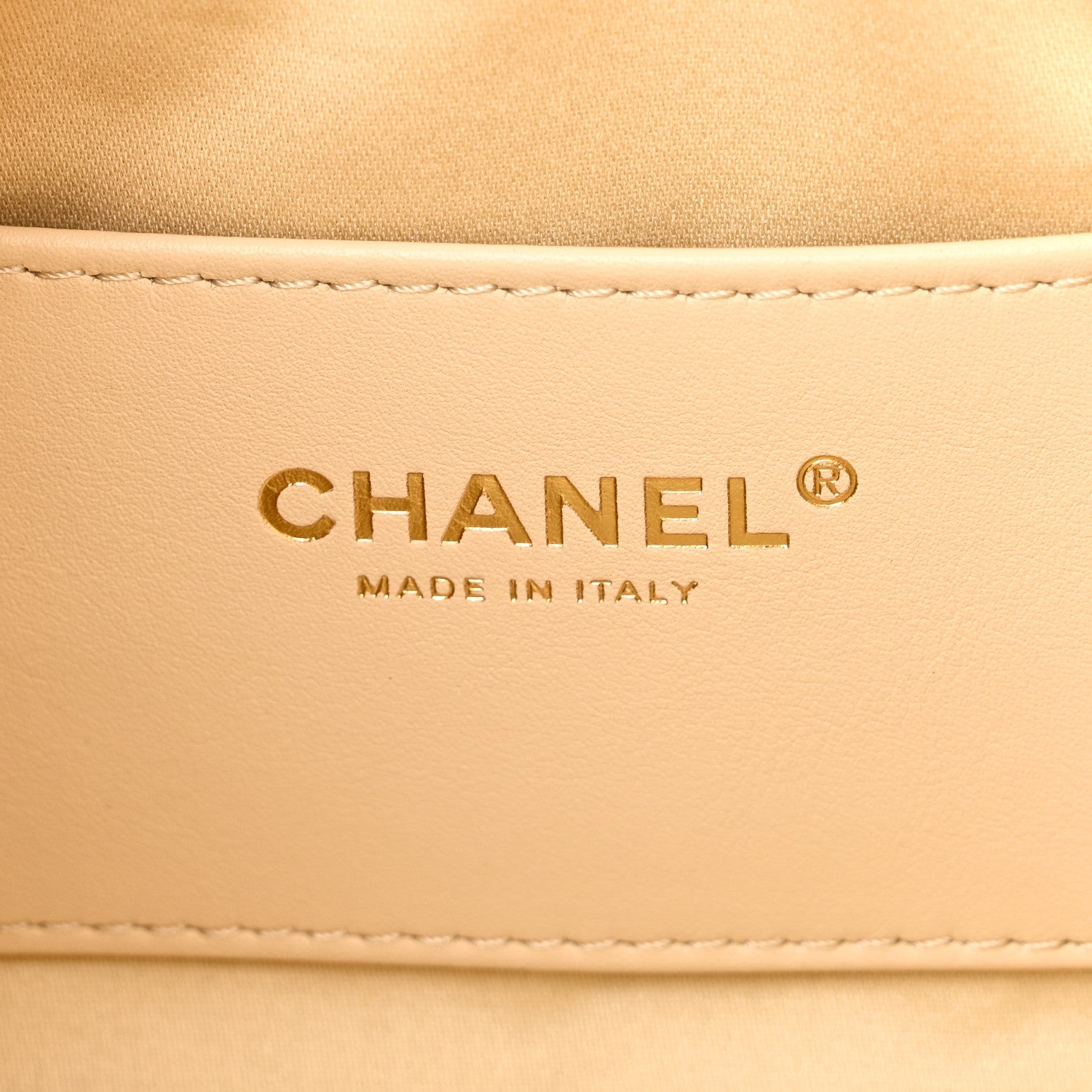 Caviar Quilted Mini Chanel 25 Handbag Beige