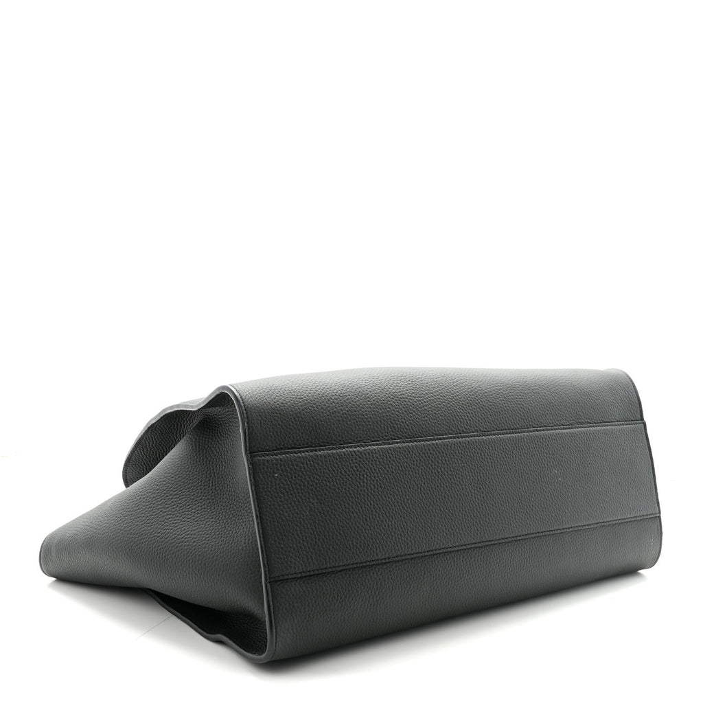 Matte Grained Calfskin Marlo 17 Dark Pine