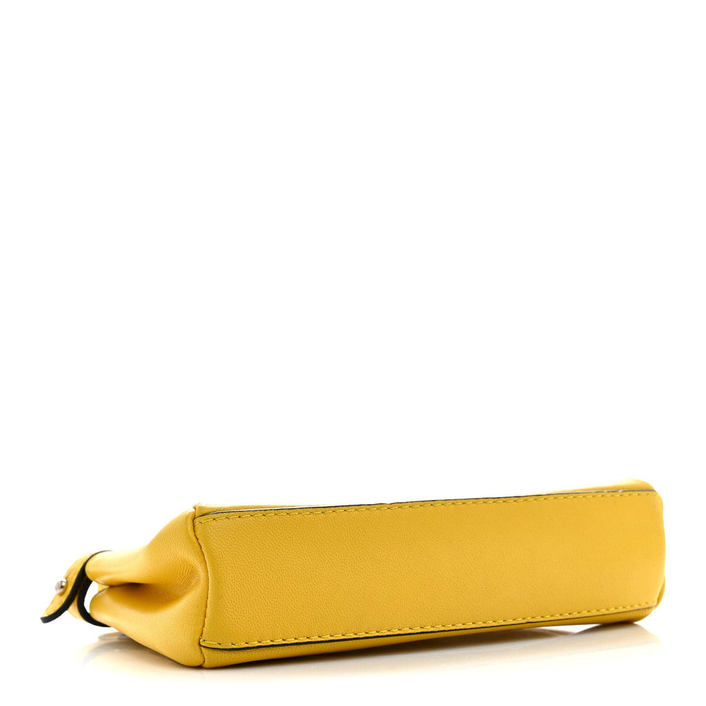Shiny Nappa Micro Peekaboo Iconic Satchel Sunflower