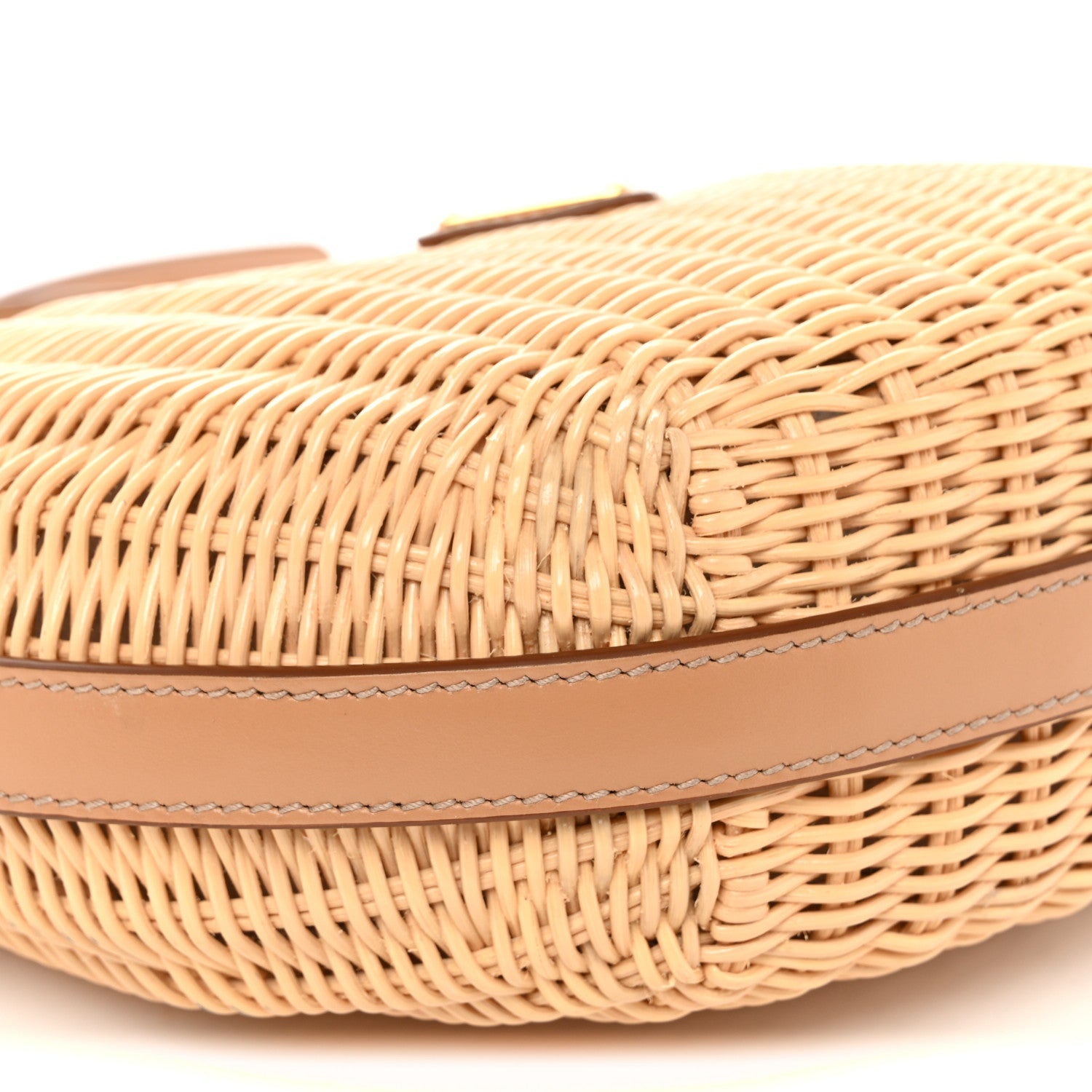 Wicker Arque Shoulder Bag Natural