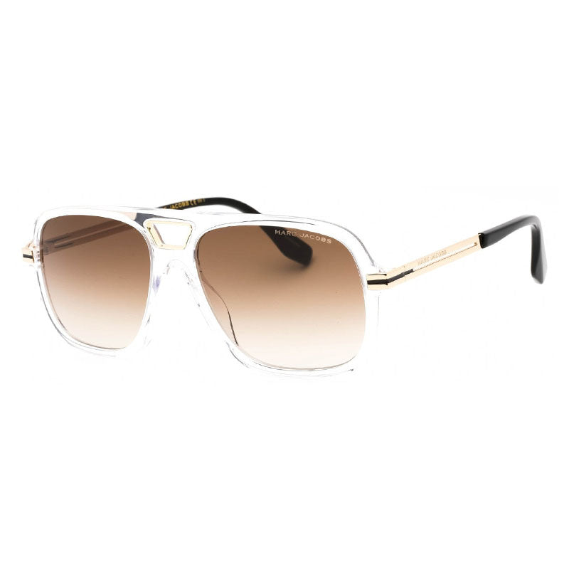 Marc Jacobs Sunglasses Aviator Full Rim, Black/Gold Frame and Grey Lens MARC415/S02M2IR