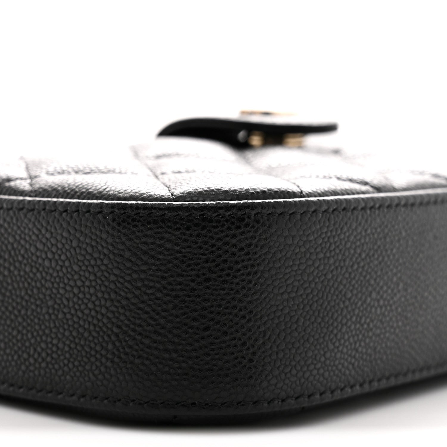 Caviar Quilted Chain Camera Bag Black