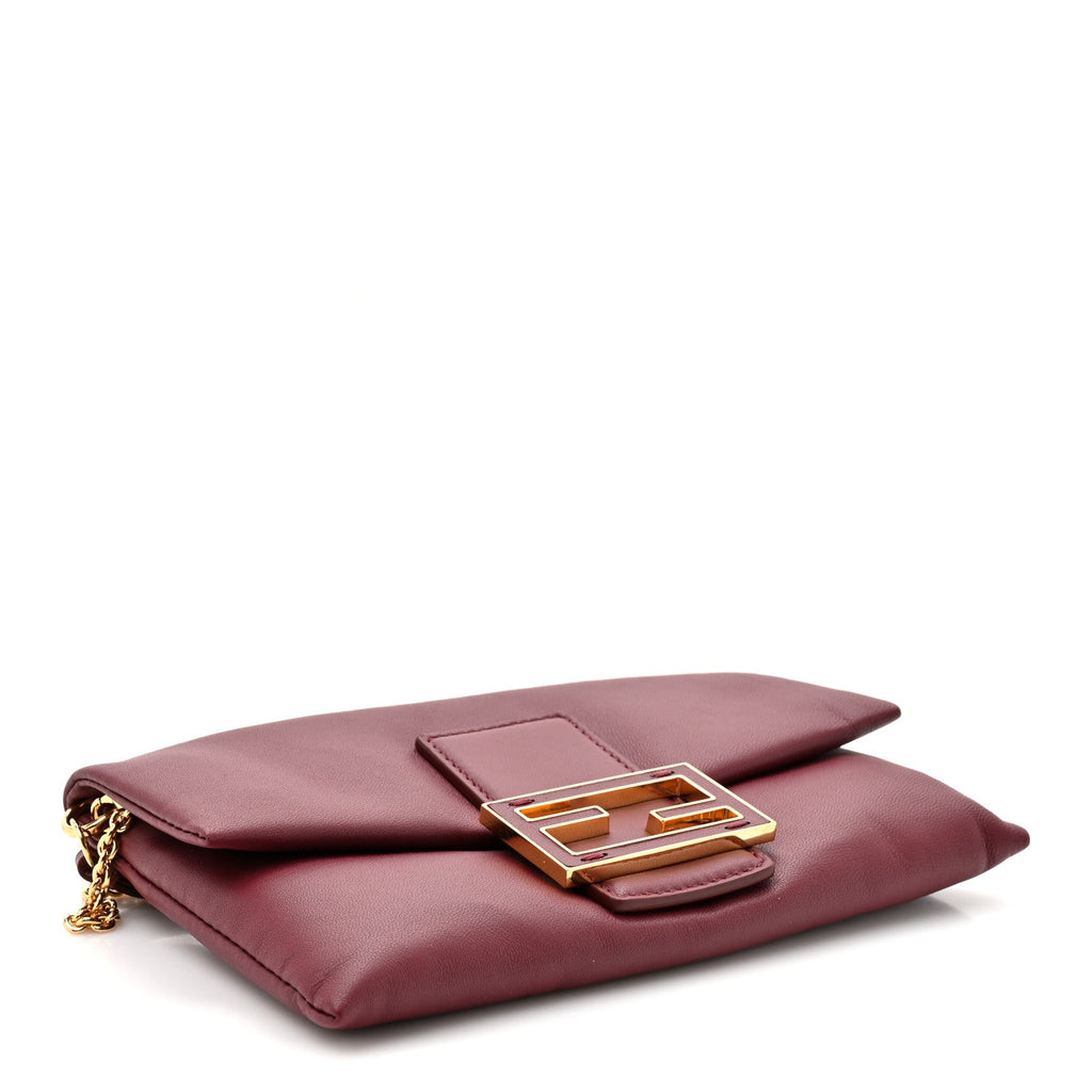 Nappa Mama Baguette Pouch Bordeaux