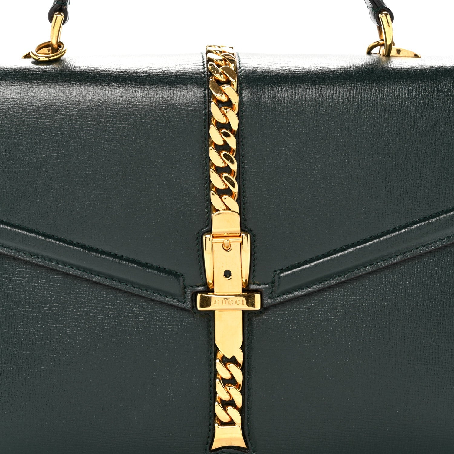 Azalea Calfskin Small Sylvie 1969 Top Handle Bag Green