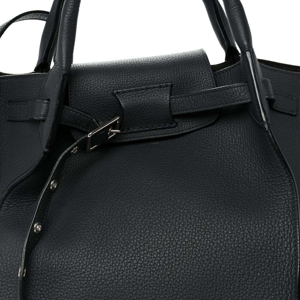 Supple Grained Calfskin Small Big Bag Anthractie