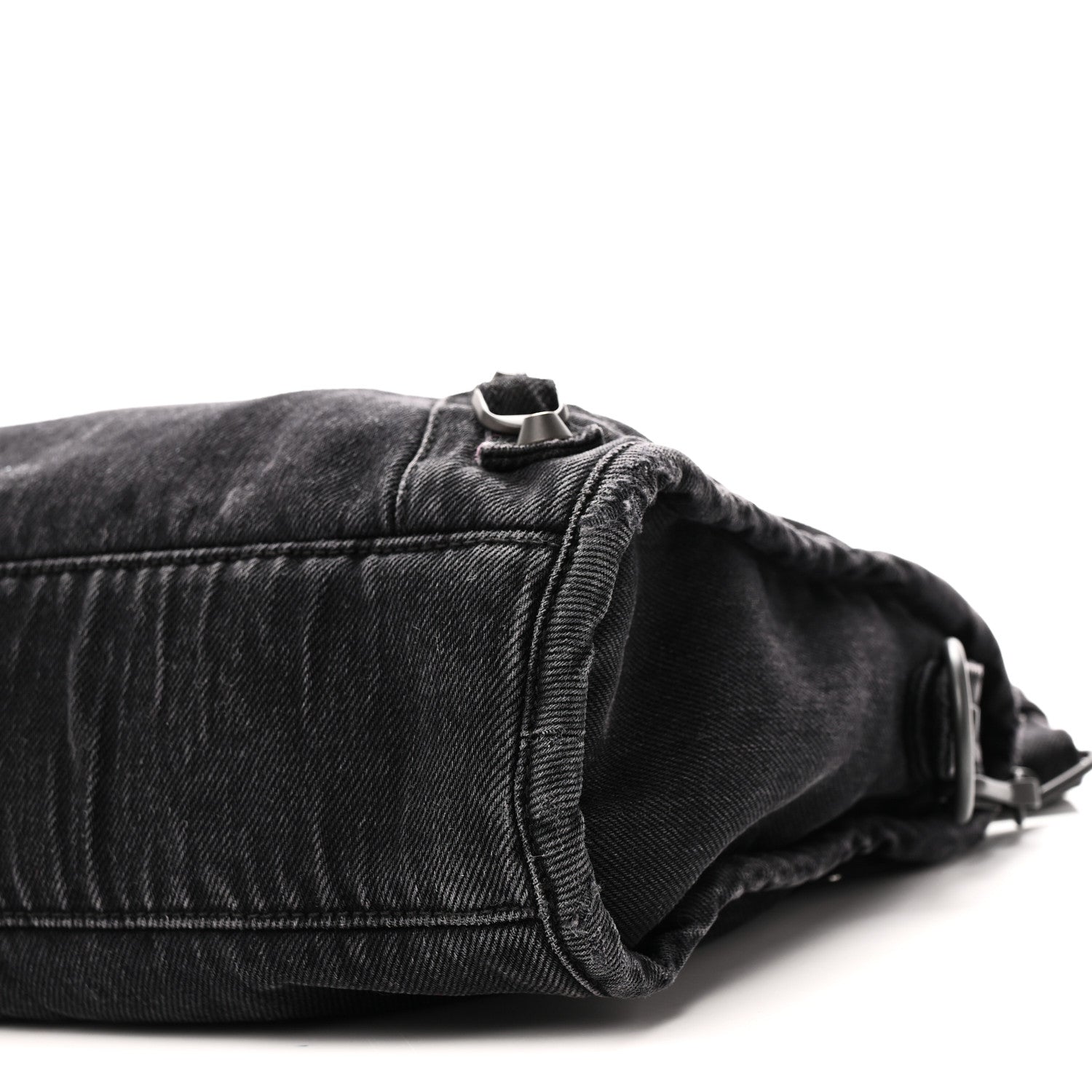 Washed Denim Classic Hardware Small Le City Black