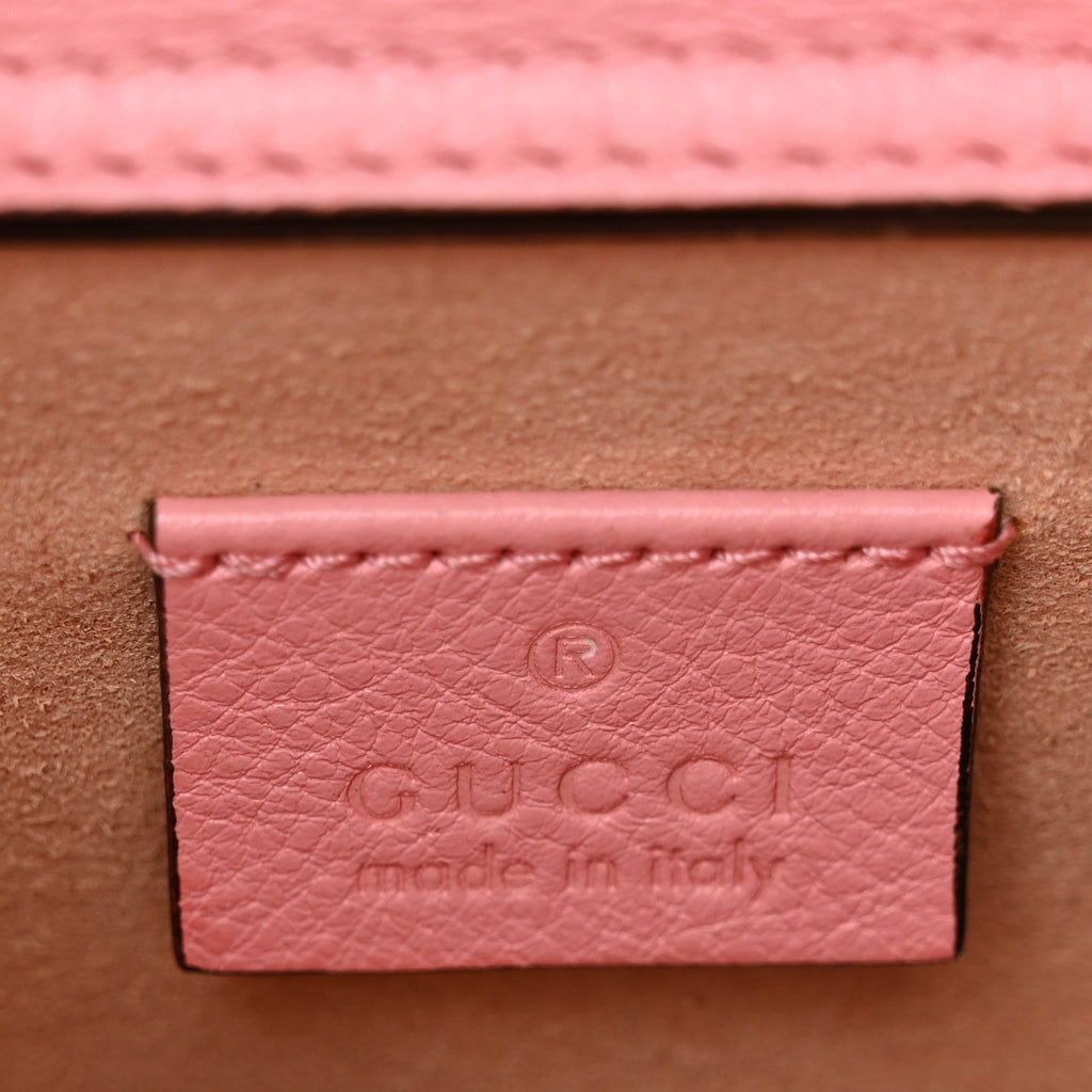 Wonka Grain Calfskin Mini Diana Tote Bag Wild Rose Fuxia Fluo