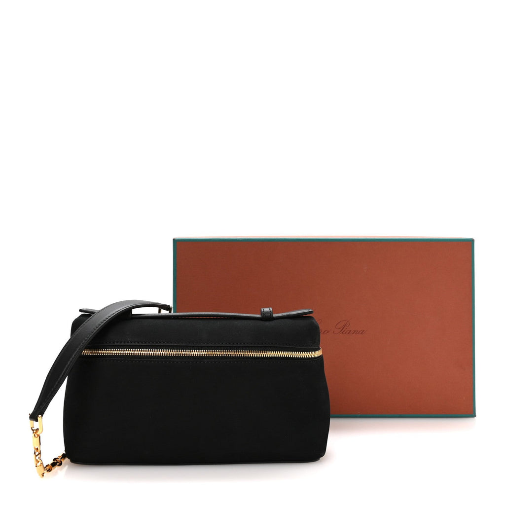 Nubuck L19 Extra Pocket Pouch Black Sun Gold