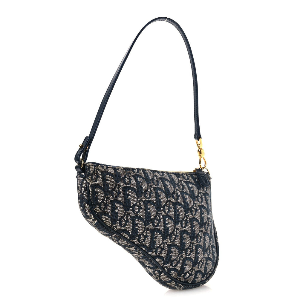 Monogram Mini Saddle Pochette Navy