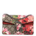 GG Supreme Monogram Blooms Super Mini Dionysus Shoulder Bag Beige Multicolor Dry Rose