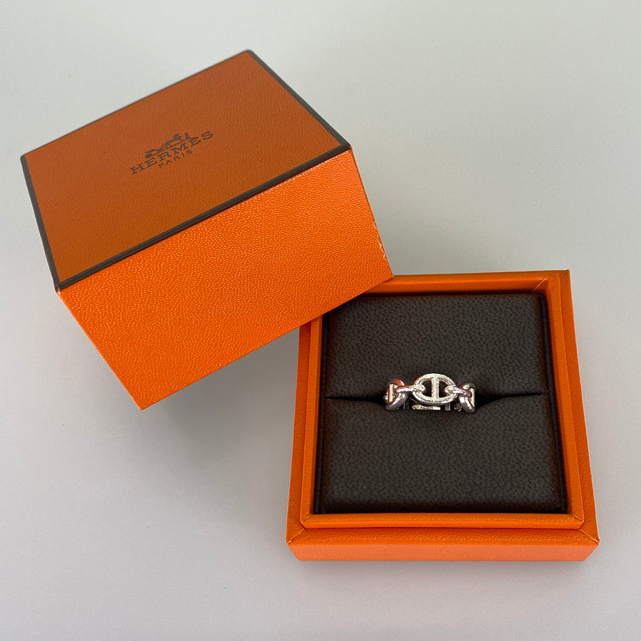 HERMES Chaine d'Ancre Enchene PM Ring