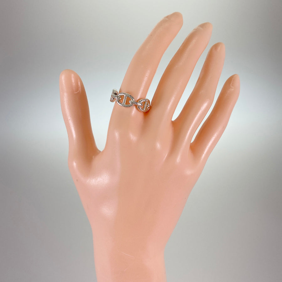 HERMES Chaine d'Ancre Enchene PM Ring
