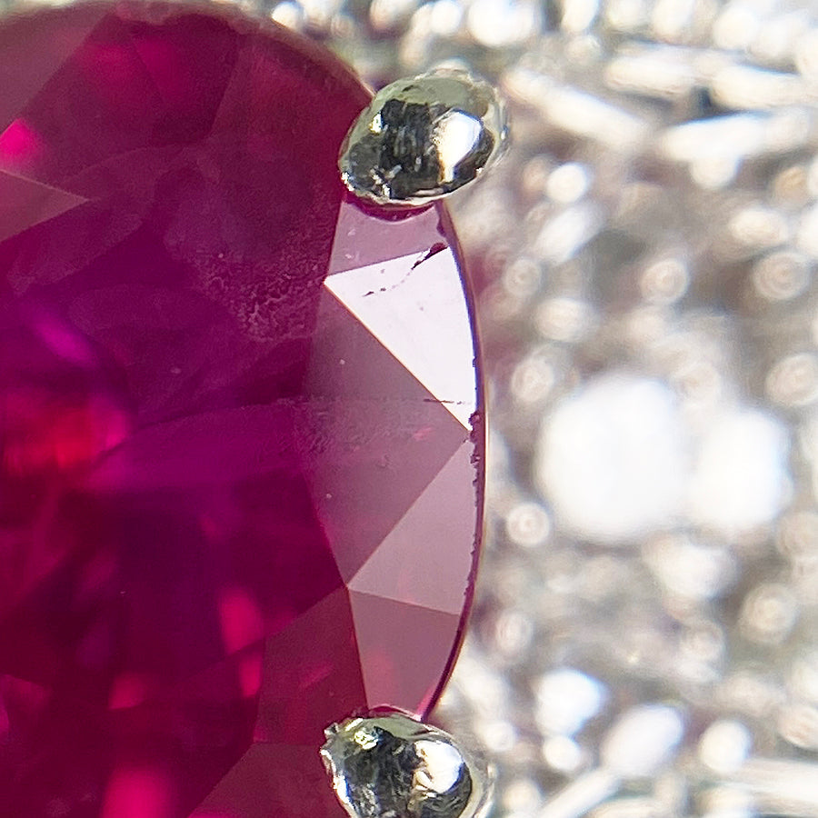 Ring Platinum Ruby