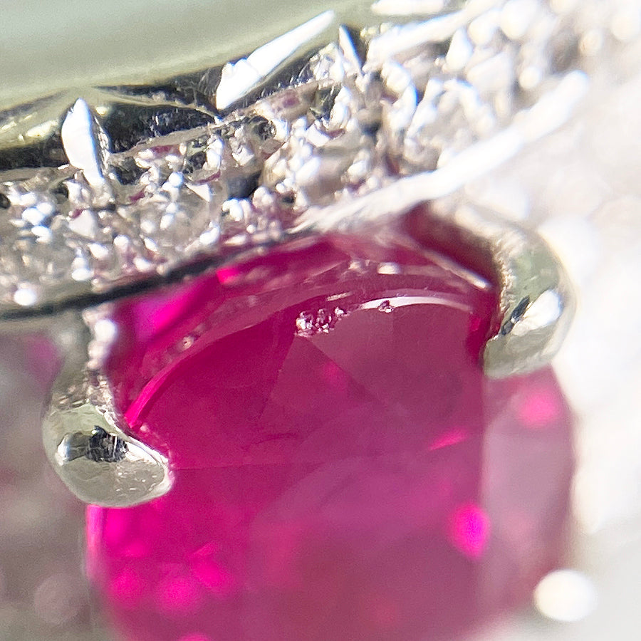 Ring Platinum Ruby