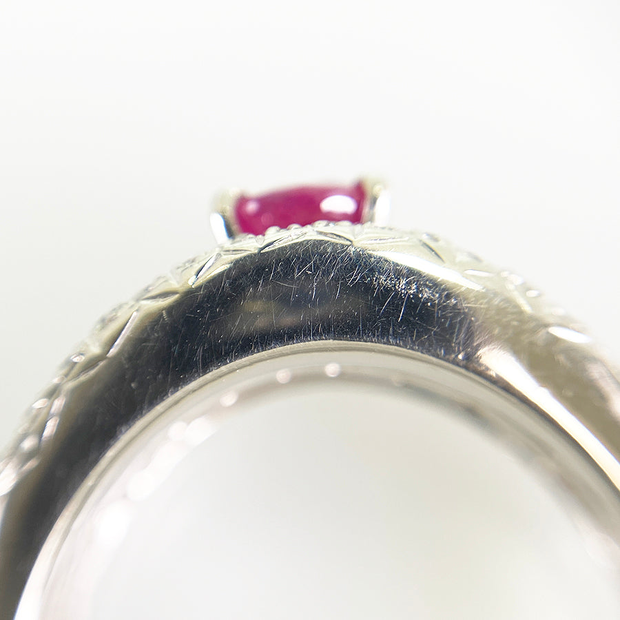 Ring Platinum Ruby