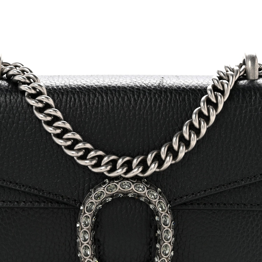 Calfskin Mini Dionysus Shoulder Bag Black