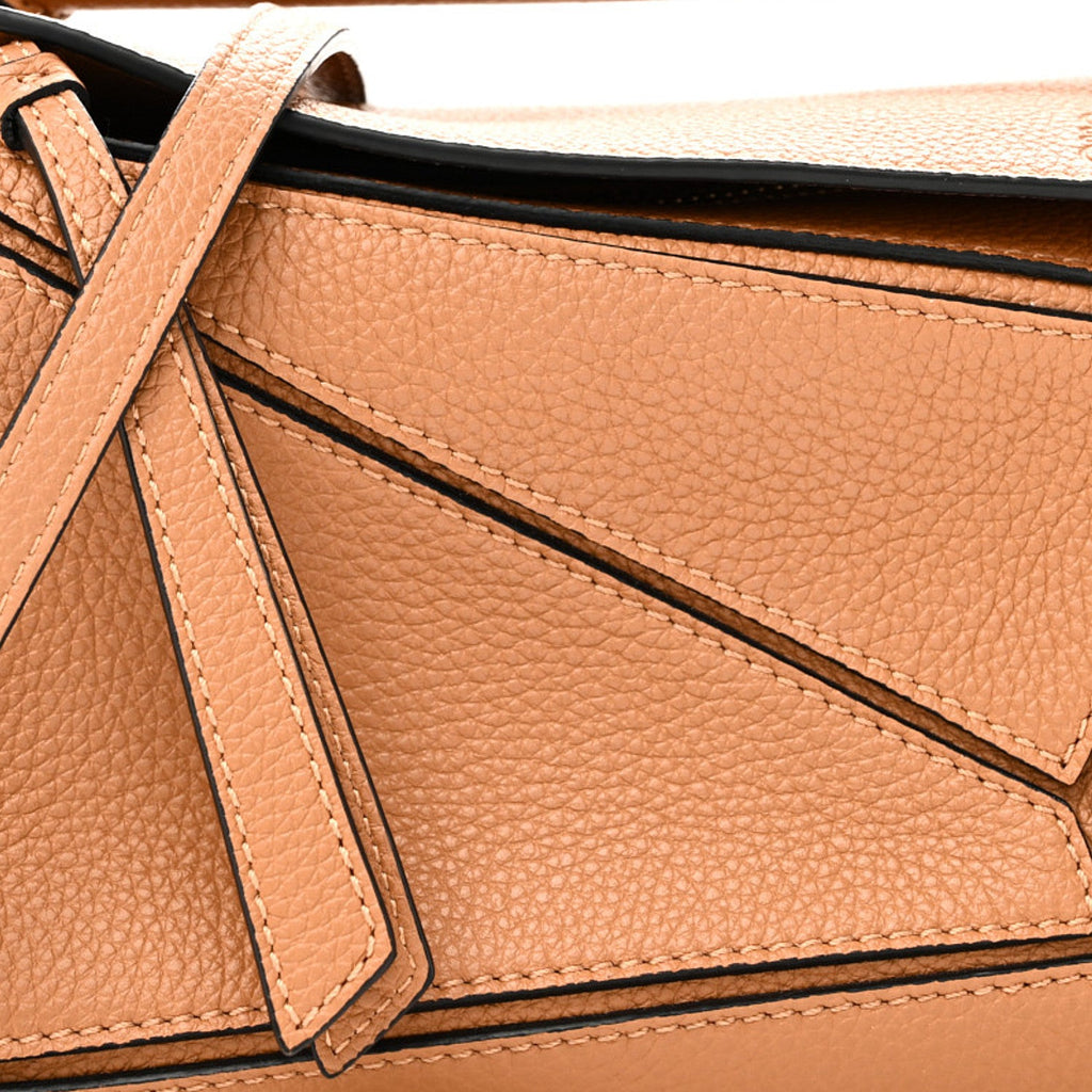 Calfskin Mini Puzzle Bag Tan
