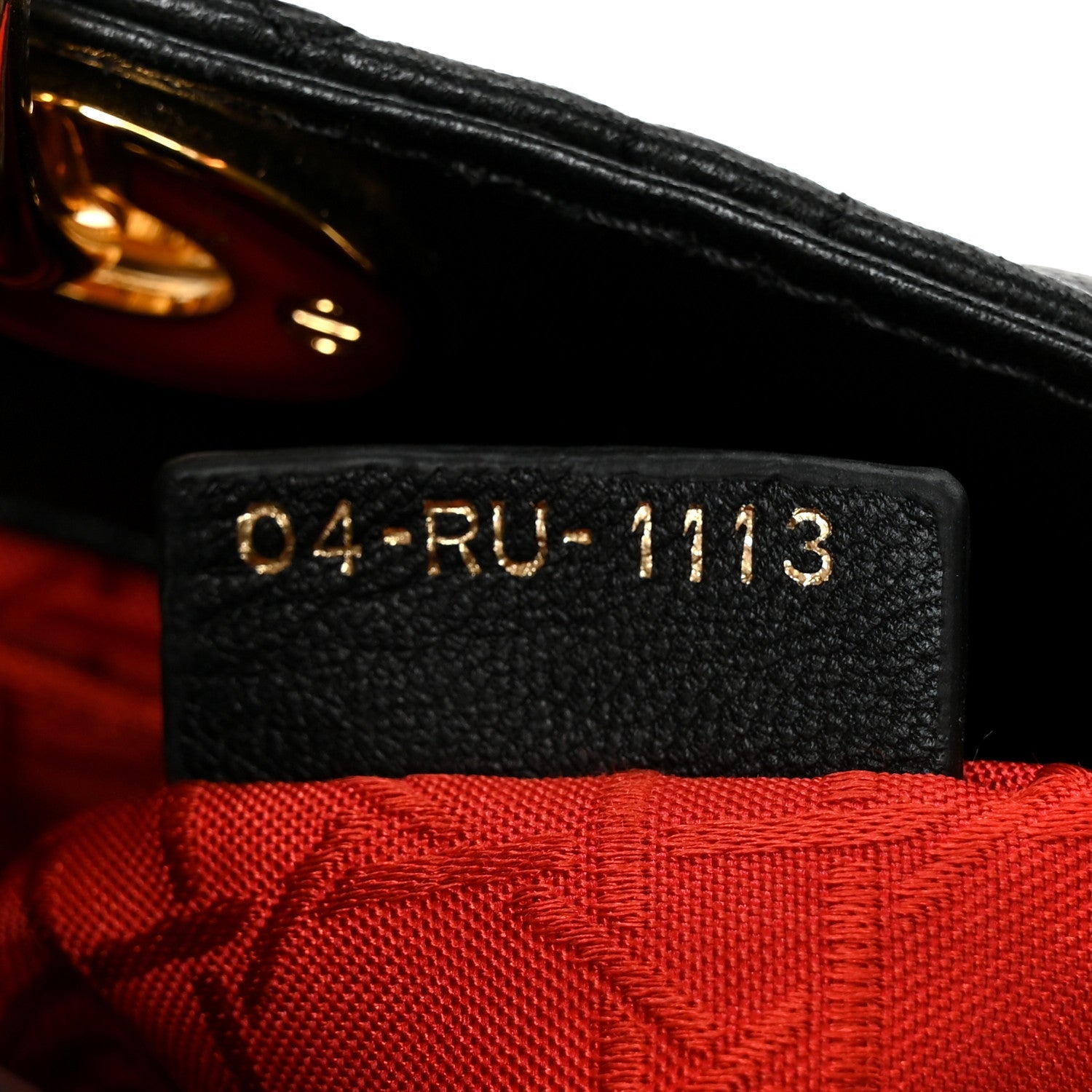 Lambskin Cannage Small Lady Dior Black