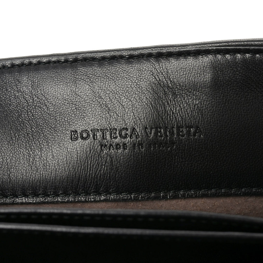 Nappa Intrecciato Baby Olimpia Shoulder Bag Black