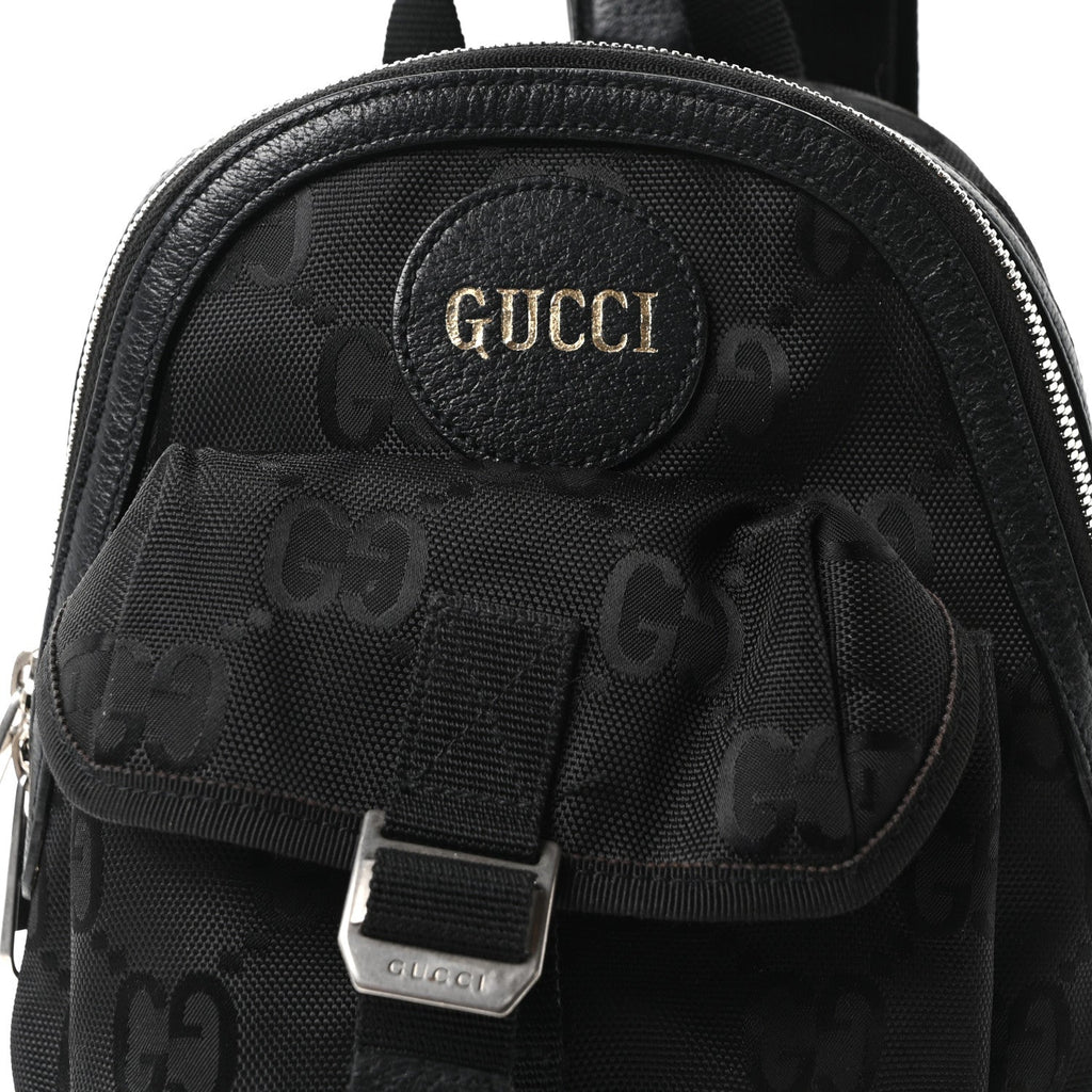 Econyl Nylon Monogram Off The Grid Sling Backpack Black