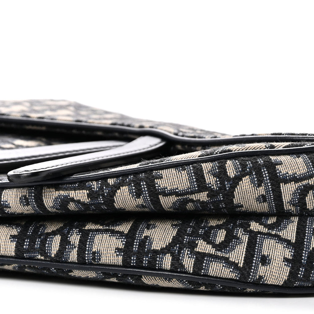 Oblique Saddle Bag Blue
