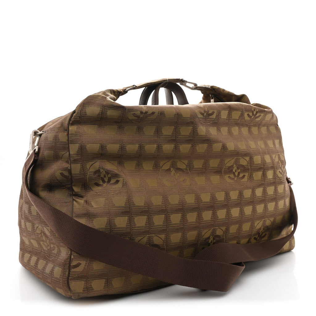 Nylon Travel Duffle Brown