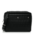 Calfskin Embossed TB Triple Stud Briefcase Black