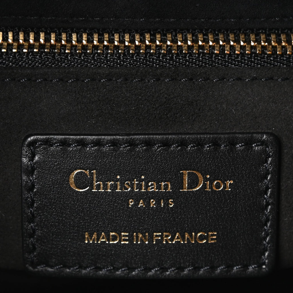 Lambskin Cannage Small My ABCDior Lady Dior Black