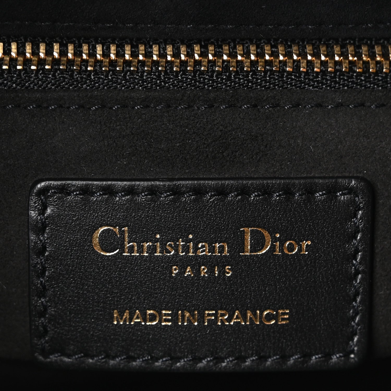 Lambskin Cannage Small My ABCDior Lady Dior Black