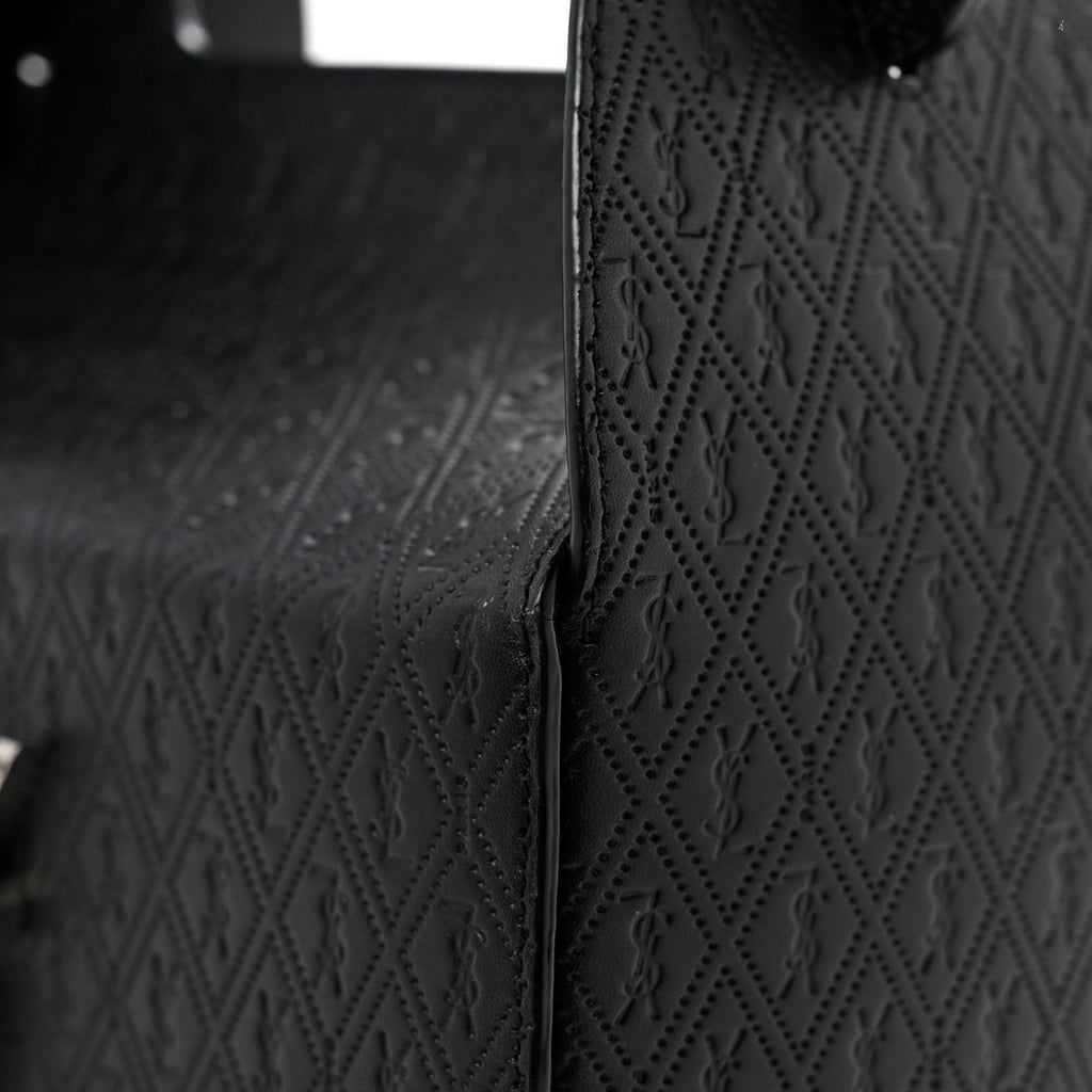Calfskin Monogram Take Away Box Black