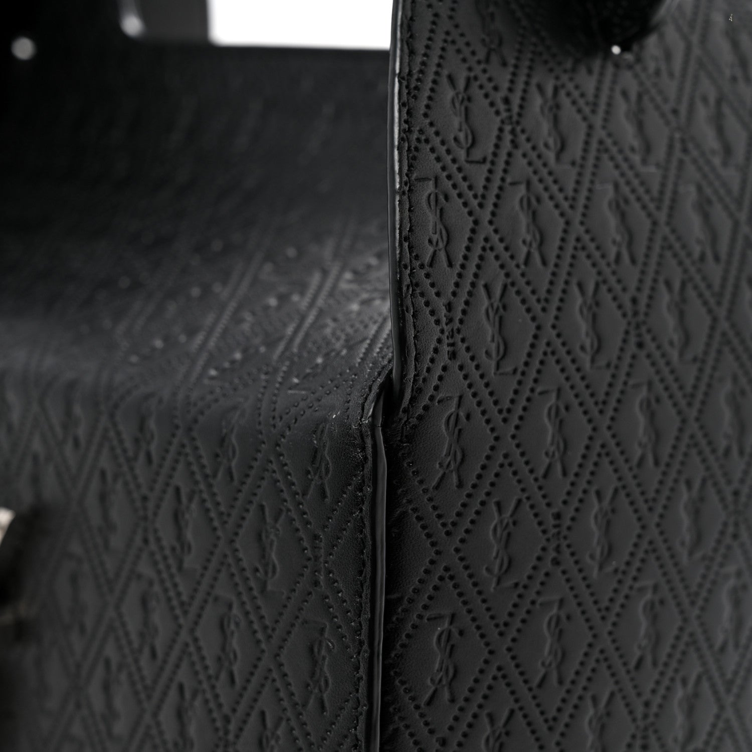 Calfskin Monogram Take Away Box Black