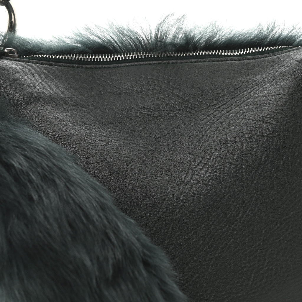 Shearling Small Knight Crossbody Bag Vine