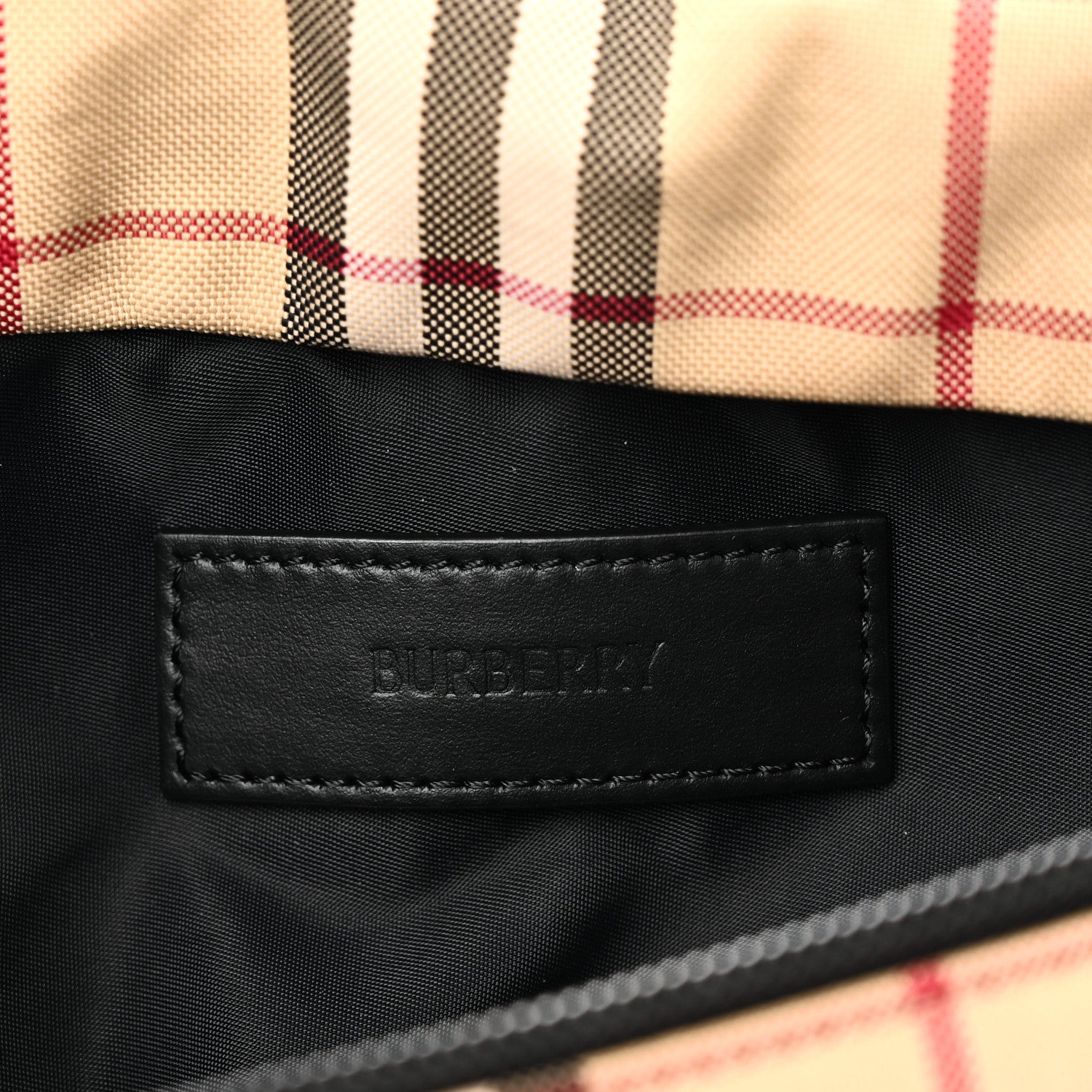 Nylon Vintage Check Medium Sonny Bum Bag Archive Beige Black