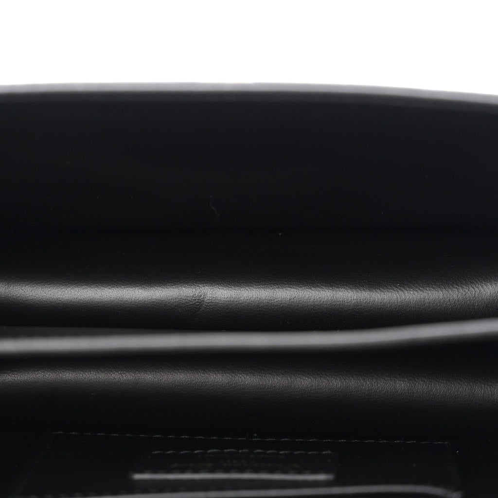 Calfskin Cannage Mini Ange Bag Black