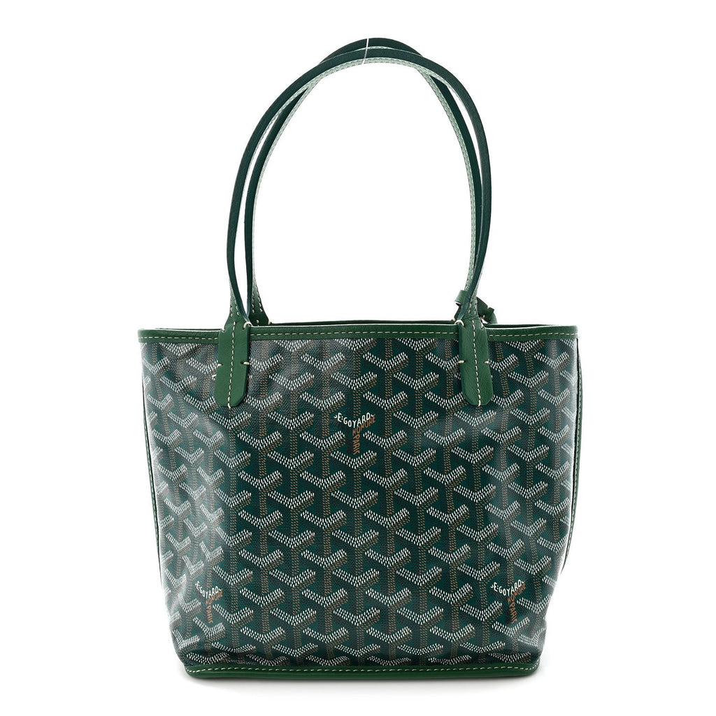 Goyardine Reversible Mini Anjou Green