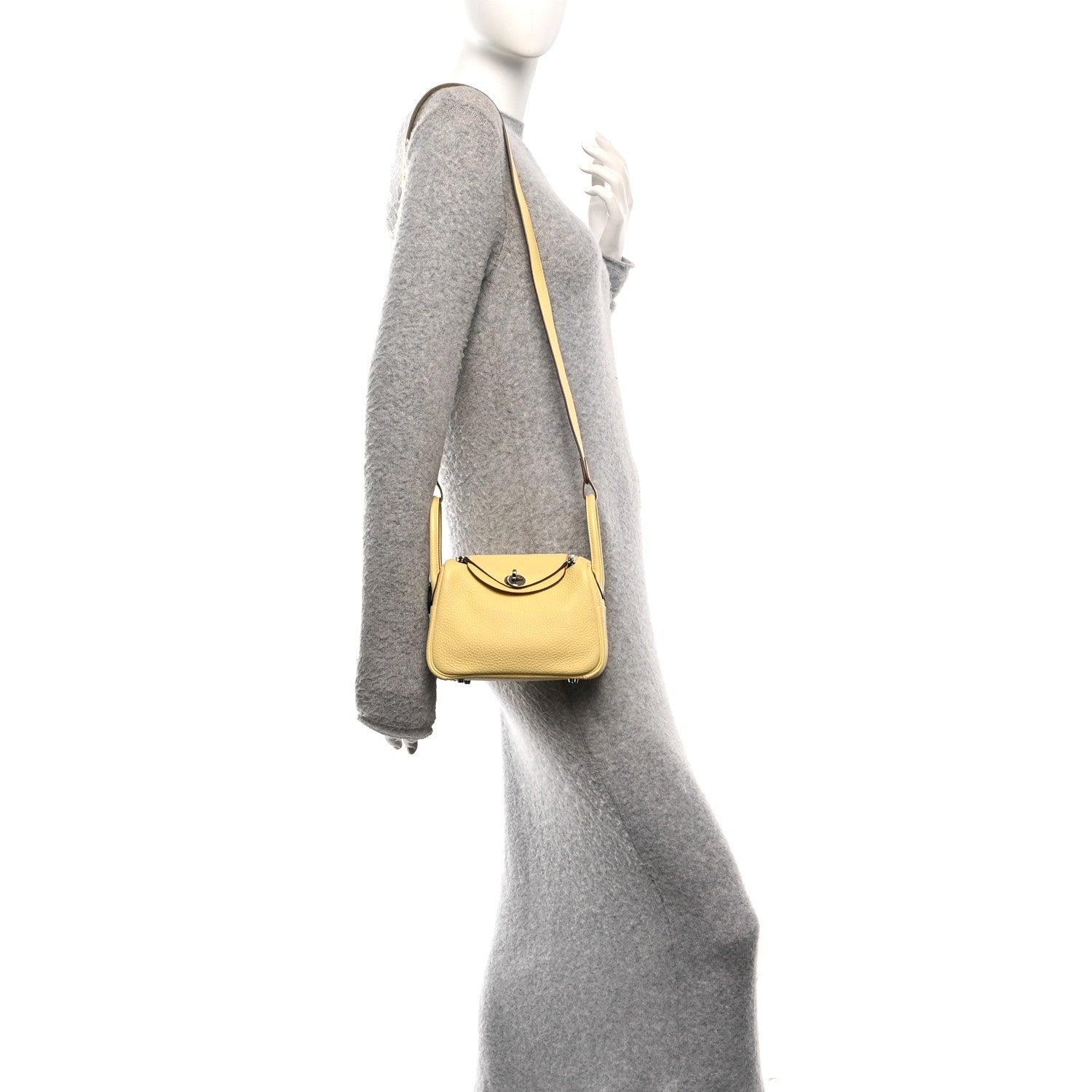 Taurillon Clemence Verso Mini Lindy 20 Jaune Poussin Craie