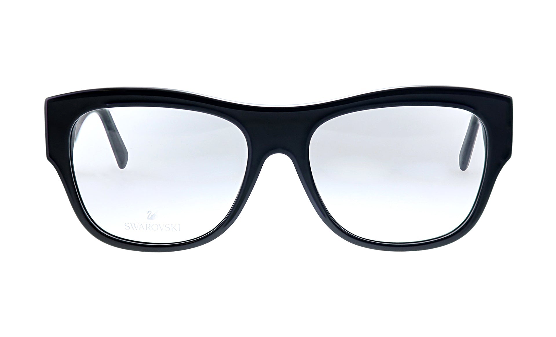 SK 5213 001 53mm Womens Square Eyeglasses Glossy Black