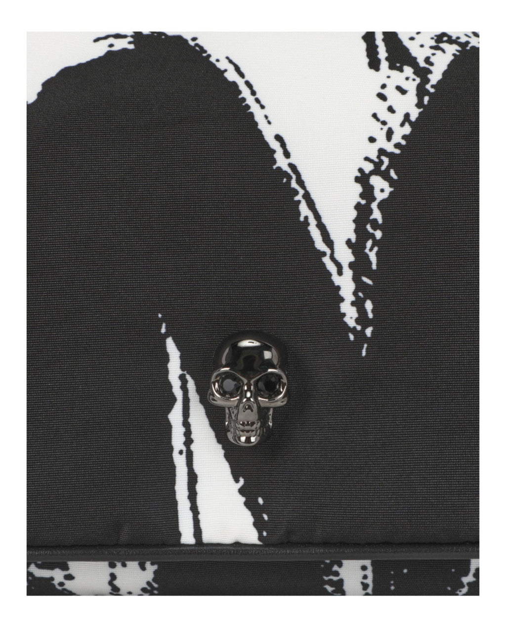 Alexander McQueen Womens Small Graffiti Skull Shoulder Bag
