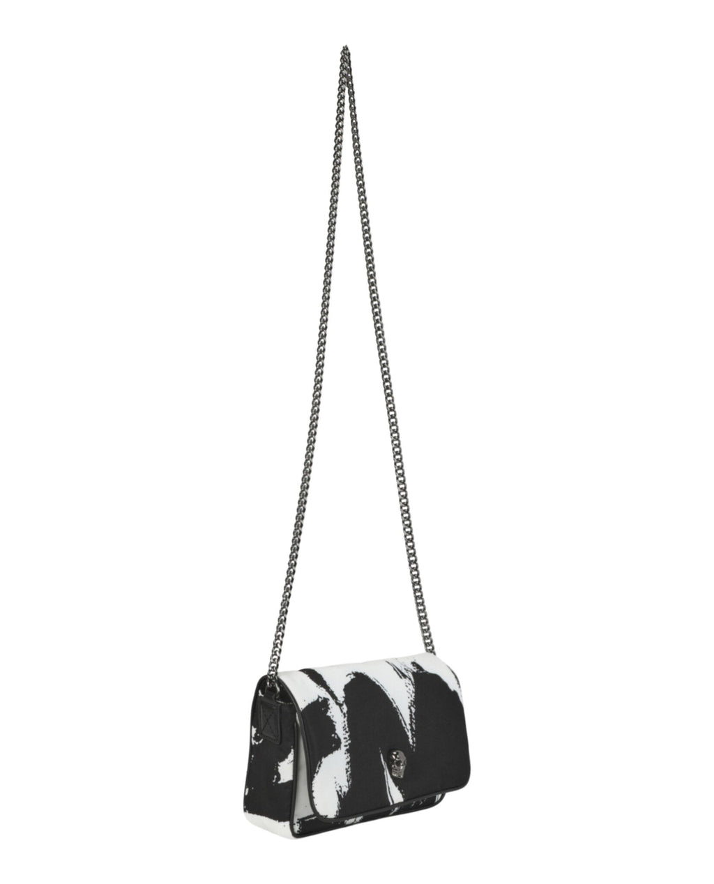 Alexander McQueen Womens Small Graffiti Skull Shoulder Bag