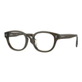 Burberry Eyeglasses Round Full Rim, Green Frame and Clear Demo Lenses Lens BE2382D3010