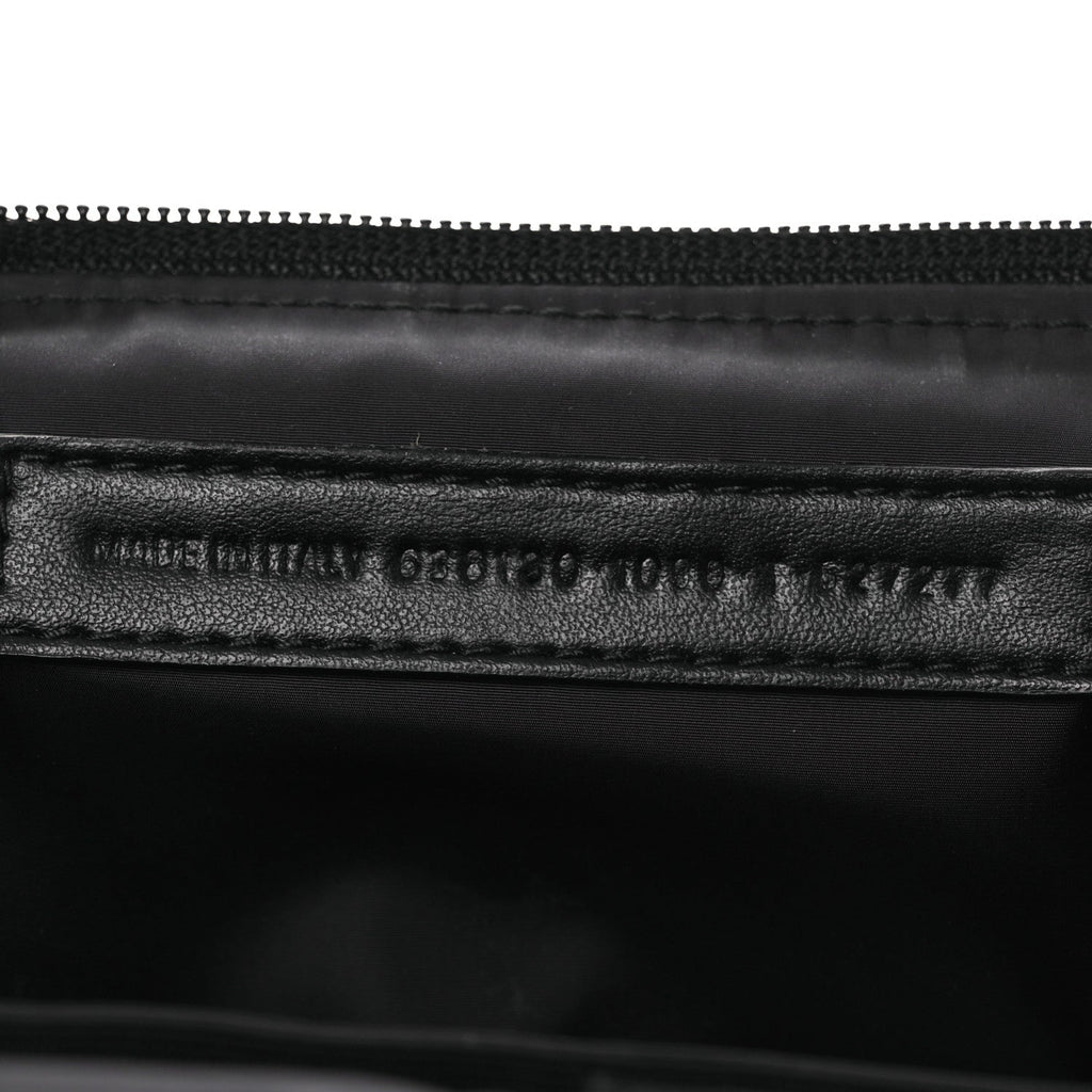 Nylon Logo Sport Camera Bag Black