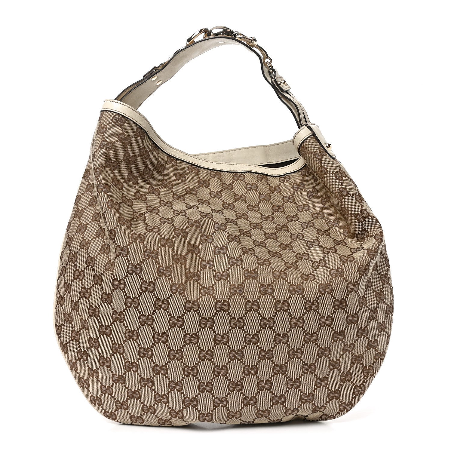 Monogram Large Wave Hobo Off White