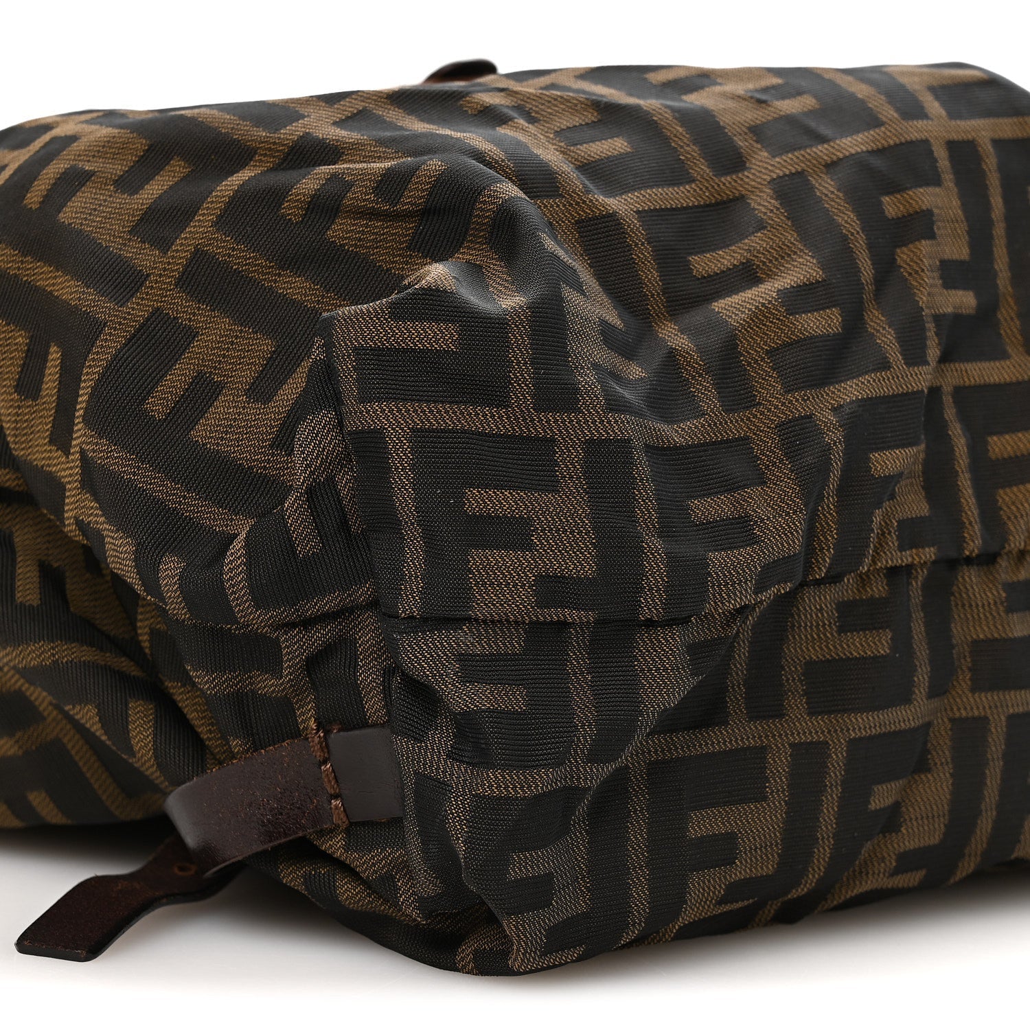 Zucca Drawstring Flap Backpack Tobacco