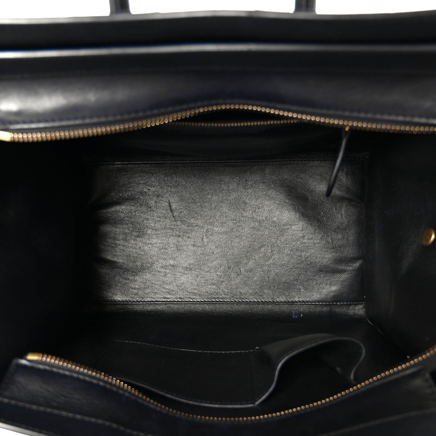 Smooth Calfskin Mini Luggage Black